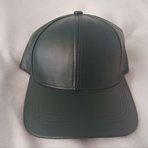Winner Green Genuine Leather Hat